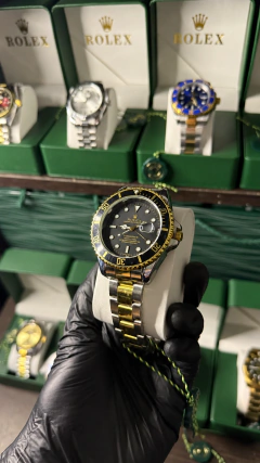 Rolex Submariner AA - Combinado Negro - Estuche Verde