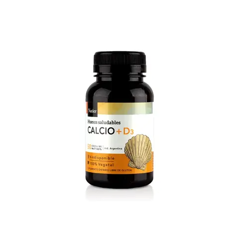 Calcio + Vitamina D3 - 50 CAPSULAS (NATIER)