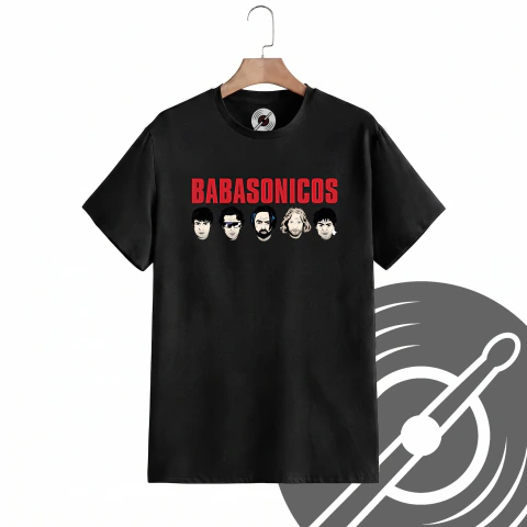Remera Babasónicos - Caras