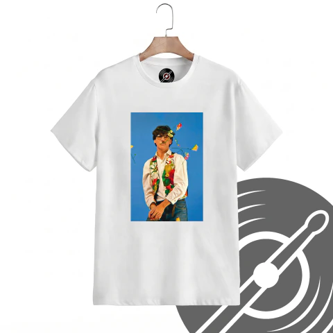Remera Charly García - Flores