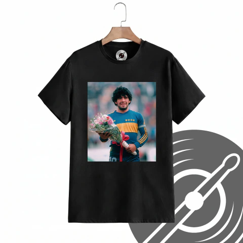 Remera Maradona - Flores