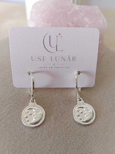 Argola Articulada Lua e Estrela