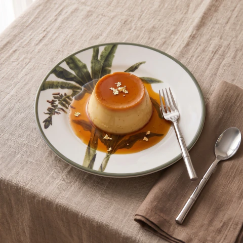 Plato Postre Caribe Set x 6 piezas
