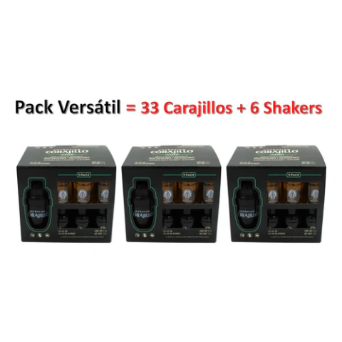 Bebidas Preparadas- Pack 33 Carajillos + 6 Shakers - Eventos