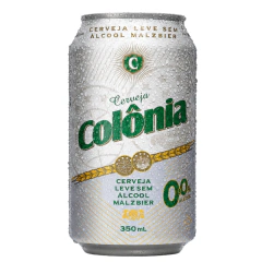 Cerveja sem Álcool Malzbier Colônia - 350mL - Nacional - 01 un