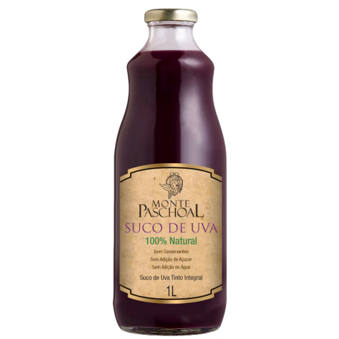 Suco de Uva Tinto Integral Monte Paschoal- 1L - Nacional - 01 un