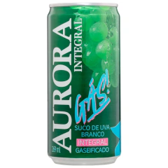 Suco Gaseificado de Uva Branco Integral Aurora - 269 mL - Nacional - 1 un