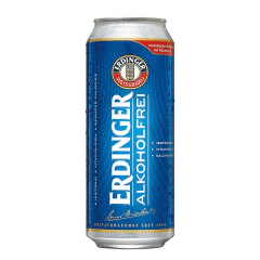 Cerveja sem Álcool Weiss Erdinger - Lata 500mL - Alemanha - 01 un