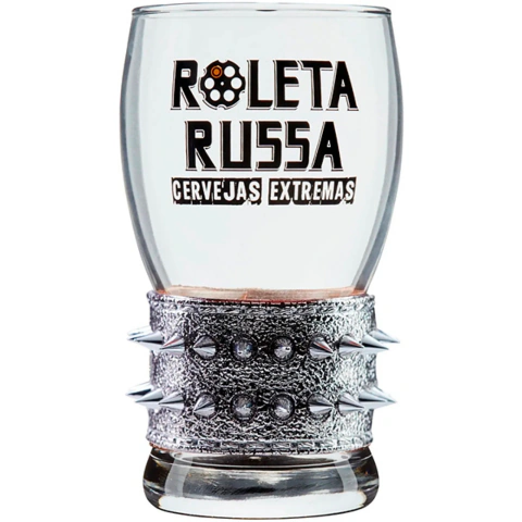 Copo Personalizado Cerveja Roleta Russa - 320mL - Nacional - 01 un