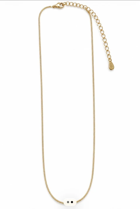 Colar Liso Banhado a Ouro 18k