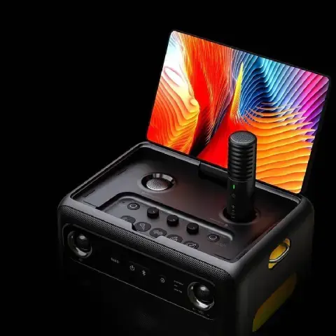 Parlante de Karaoke Joog Break X2 300W Pantalla 10,1" 2x Micrófonos inalámbricos | JOOG