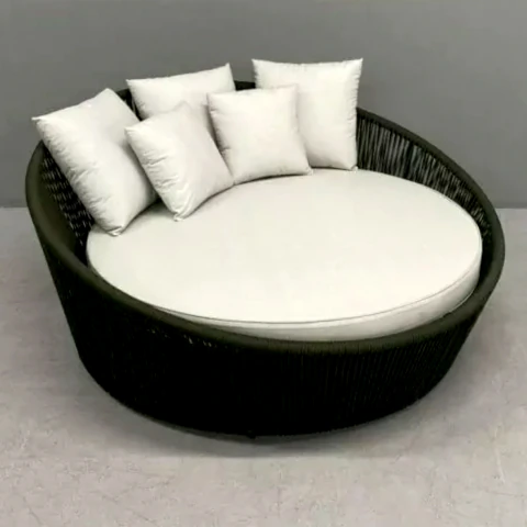 CHAISE SIDNEY 1,50M EM ALUMINIO E CORDA NÁUTICA