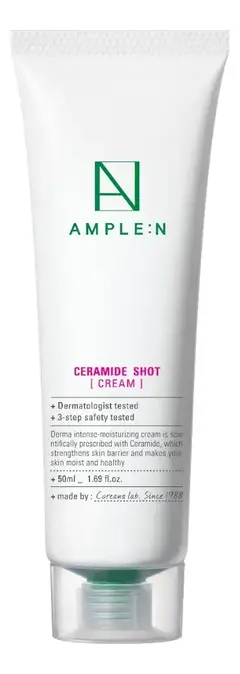 Imagen de Crema Facial Ultra Hidratante Ample:N Ceramide Shot Cream (50 ml) – Coreana Cosmetics