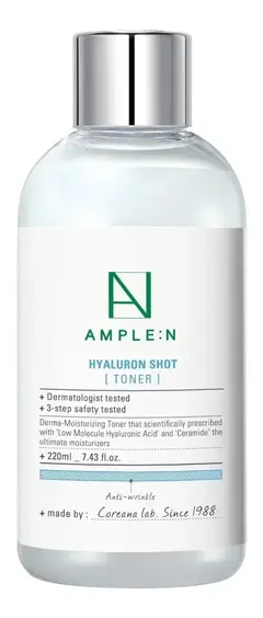 Tónico Facial Hidratante Ample:N Hyaluron Shot Toner 220ml en internet
