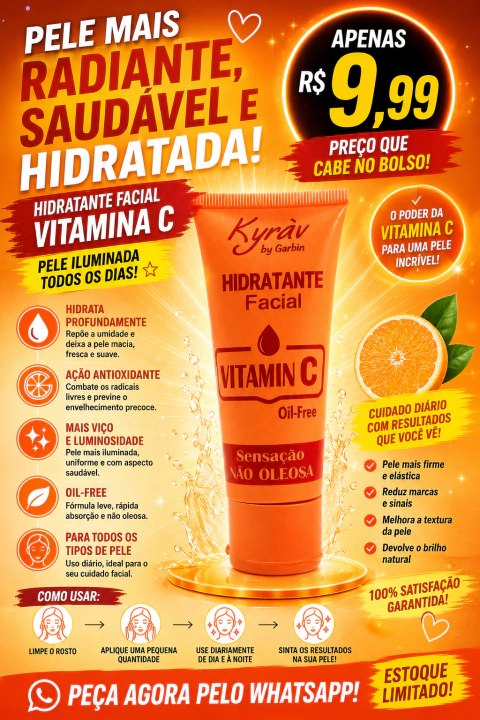 Hidratante Facial Vitamina C