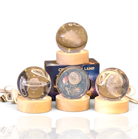 Lampara Esfera cristal Chica