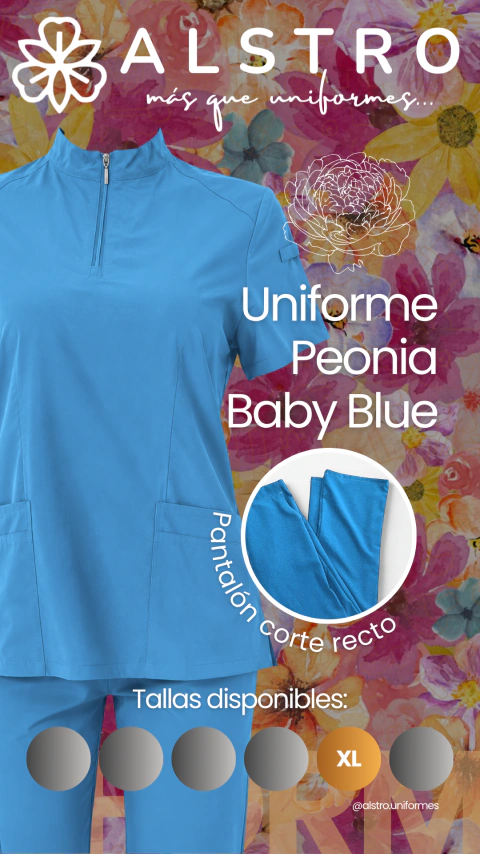 Conjunto Peonia Baby Blue