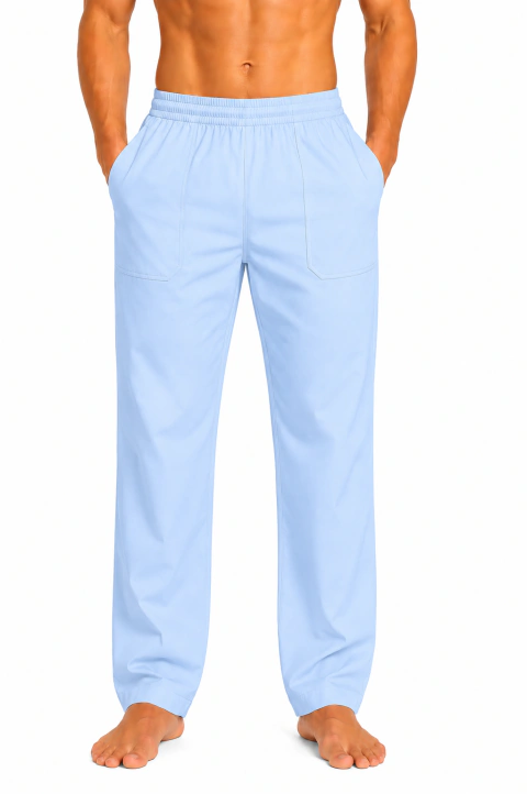 Pantalón Clásico Celeste