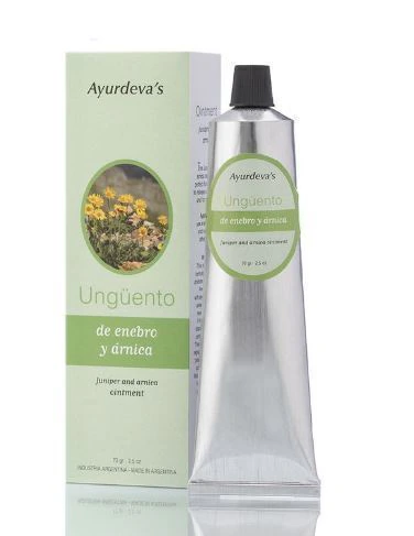 Ungüento de Enebro y Árnica Ayurdeva's 100% Natural x 70 grs