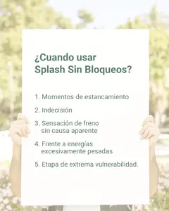 Imagen de Splash Sin Bloqueos Energético Cítrico con Alcanfor, Melisa y Eucalipto 50ml