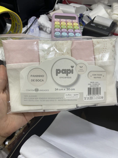 Kit Paninho de Boca 4 unidades 34x30cm