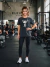 Polera Acid Wash Estampada 100% Algodón Manga Corta Mujer - comprar en línea