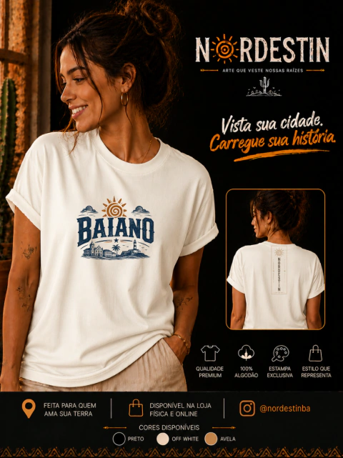 Camiseta Baiano Nordestin