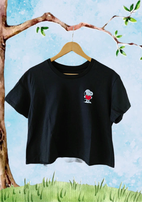 Remera de Snoopy con amor