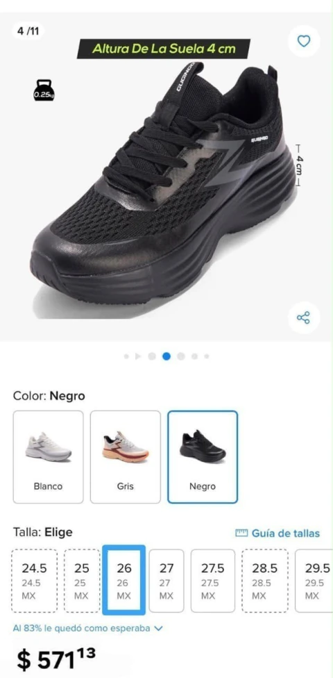 Tenis deportivos, running, cómodos, casual, moda Gugingo. Talla 26.