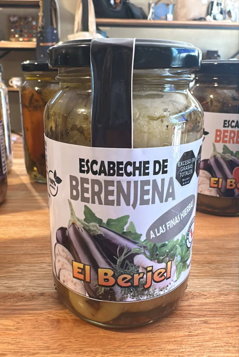 ESCABECHE DE BERENJENA CON FINAS HIERBAS 500GR