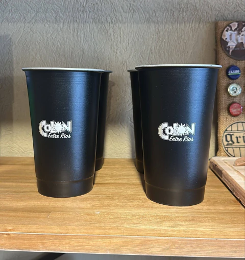VASO 1 LITRO GRABADO LASER