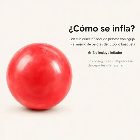 Pelota Pilates Yoga 25cm Esferodinamia Soft Fitness Telié Multicolor