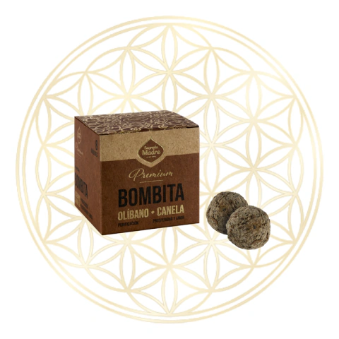 Bombita Premium Sagrada Madre X8 - Olibano e Canela