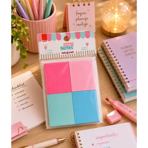 Bloco Smart Notes 38 x 51mm Tutti-Frutti BRW