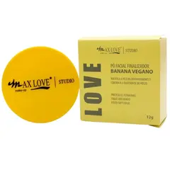 Pó Banana Finalizador Vegano Max Love 12g – Pó Solto Matte Matificante na internet