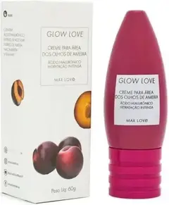 Creme Vegano para Área dos Olhos Glow Love Max Love - Fiore d'Acqua Beauty