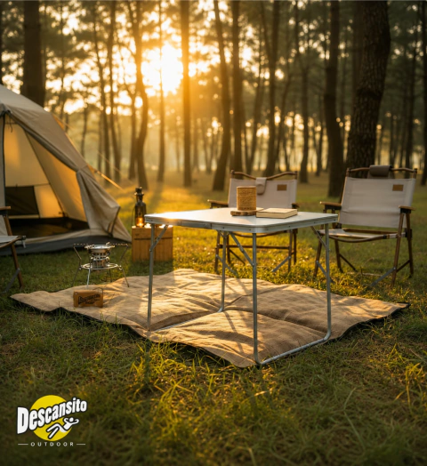 Mesa camping plegable