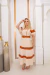 Vestido três Maria listrado - comprar online