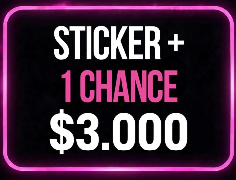 STICKER DIGITAL (UNA CHANCE DE REGALO)