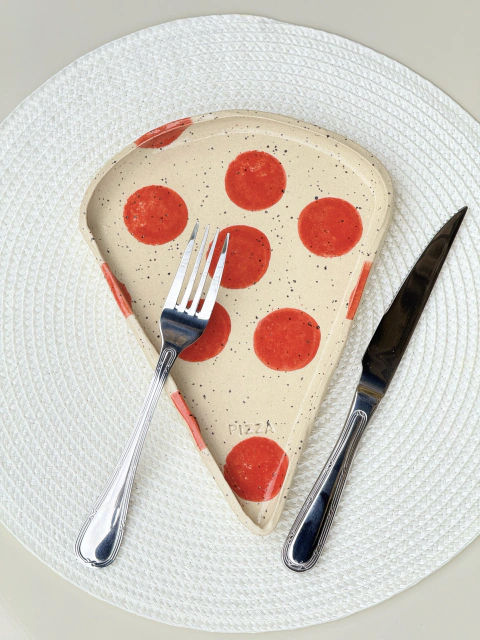 Prato de Pizza Modelo Pepperoni