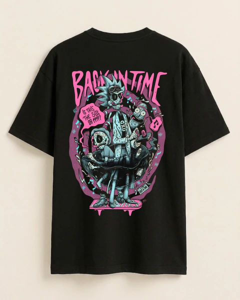 Remera Fit clasico unisex - Back and Time -