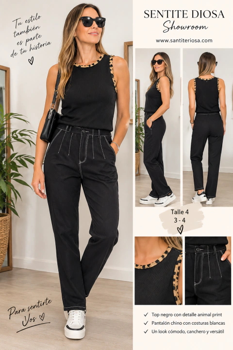 Pantalón CLEO cost blancas