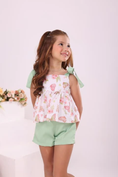 Conjunto Isis short verde