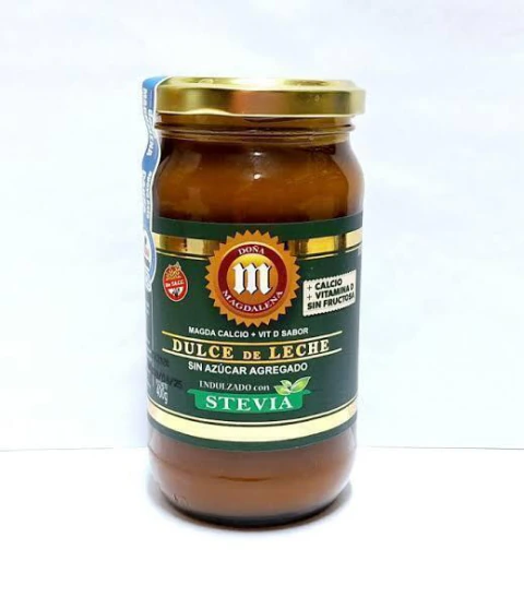 2 dulce de leche Doña Magdalena con Stevia