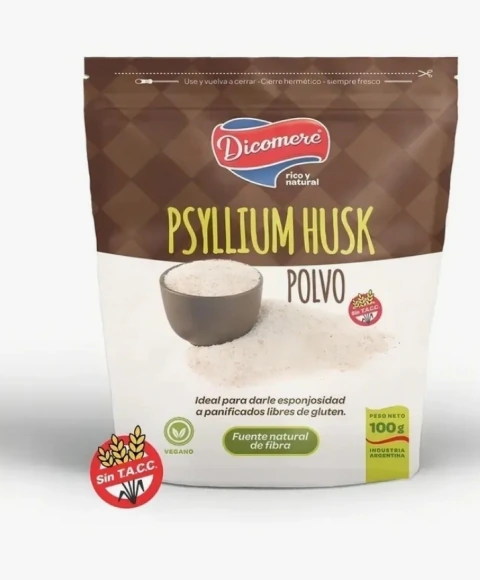 Psyllium Husk en Polvo - Dicomere x 100g
