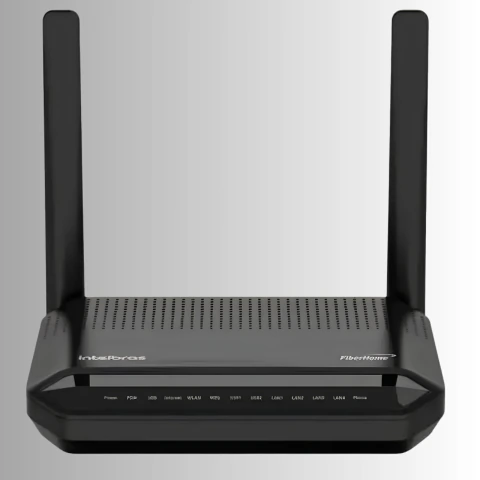 ONT FIBERHOME HG6145F3 GPON/EPON WI-FI 6 AX3000 – NOVA (SEM USO)
