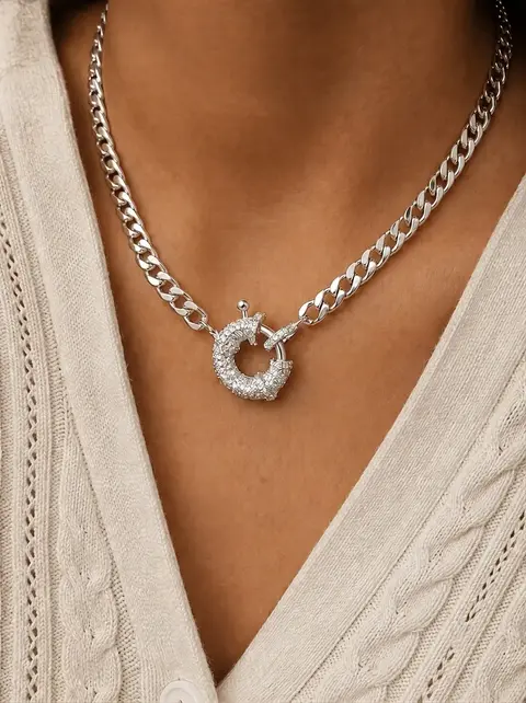 COLLAR BIGGY SILVER