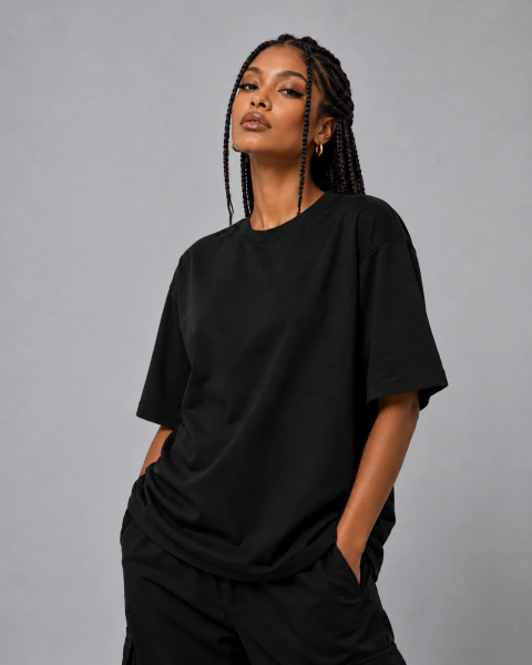 Camiseta Oversized Suedine - Feminino