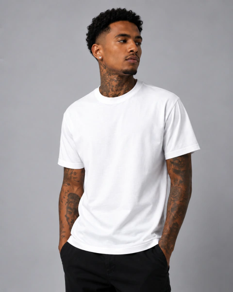 Camiseta Básica 100% Algodão 30.1 Cardada Masculino