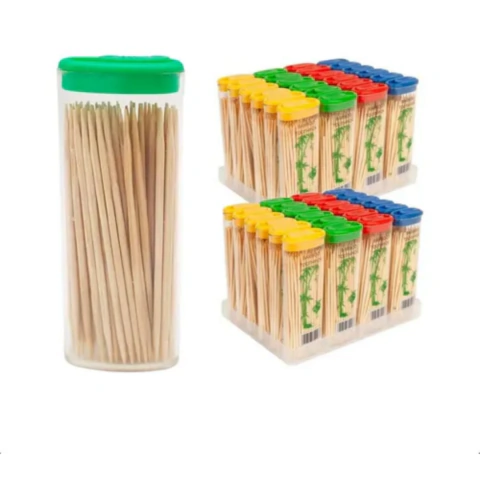 Escarbadiente Estuche Bambu